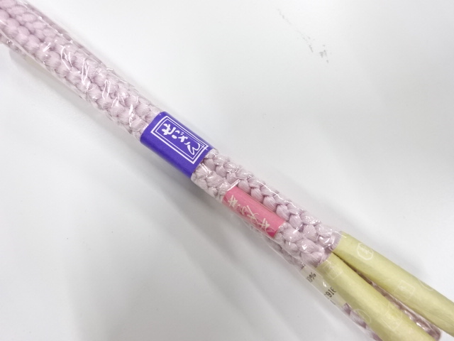 未使用品　正絹　手組帯締め